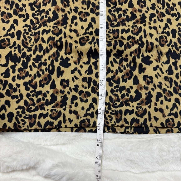 J. Crew No 2 Pencil Skirt Stretch Cotton Leopard Size 4 NWT - Picture 8 of 15